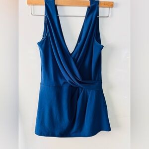 H&M Blue Sleeveless Blouse
